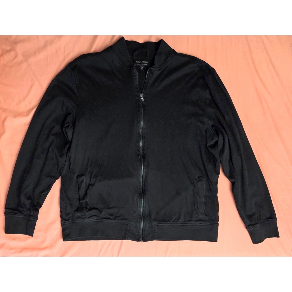 Banana Republic Black Zip Up Sweatshirt